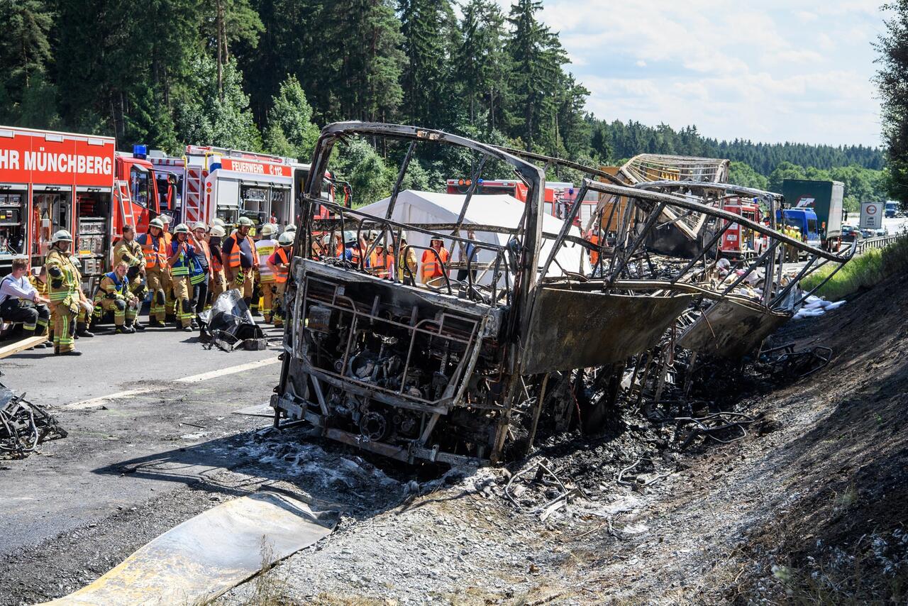 busunfall bayern a9